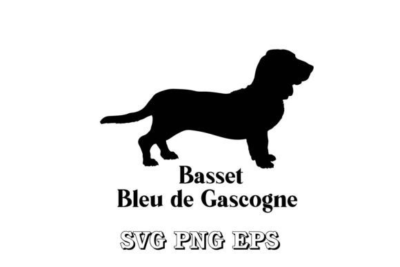 Basset Bleu De Gascogne Dog Silhouette Review