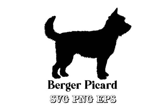Berger Picard Dog Silhouette
