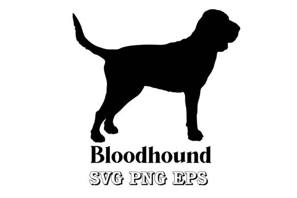 Bloodhound Dog Breed Silhouette: A Designer's Review