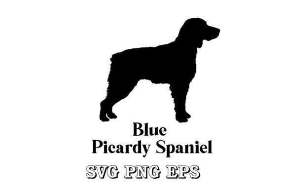 Blue Picardy Spaniel Dog Silhouette – A Designer’s Project Review