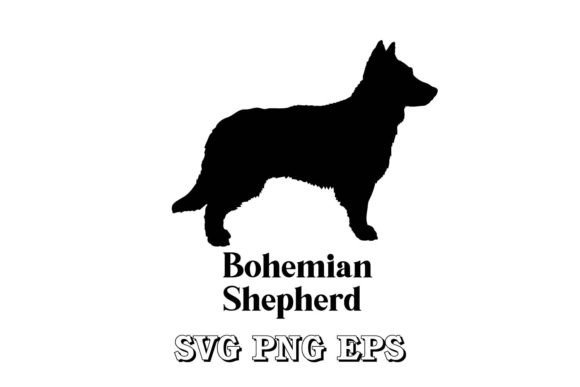 Bohemian Shepherd Dog Silhouette