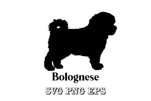 Bolognese Dog Silhouette Review for Embroidery Projects