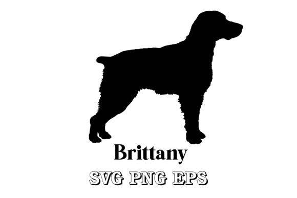 Brittany Silhouette Dog Breed: An Embroidery Designer’s Take