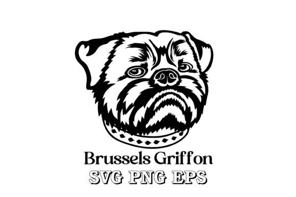 Brussels Griffon Dog Silhouette Breeds Review