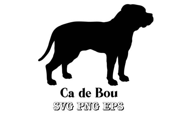 Ca De Bou Dog Silhouette Embroidery Design Review