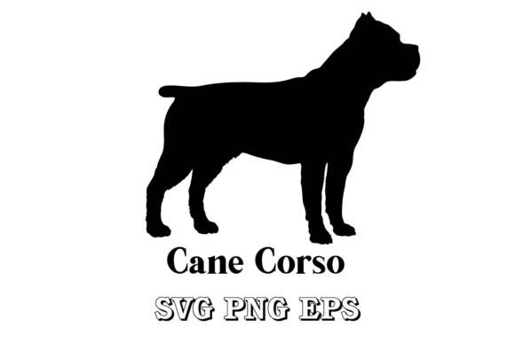 Cane Corso Dog Silhouette