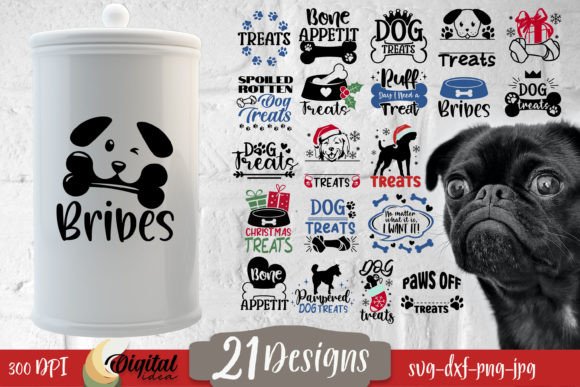 Dog Jar Treat SVG Bundle: Real Talk for Embroiderers