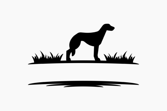 Dog Saluki Monogram: Practical Design Review for Embroidery