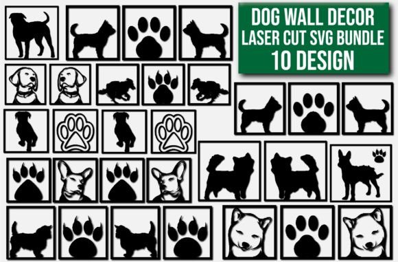 Dog Wall Decor Laser Cut SVG Bundle Review