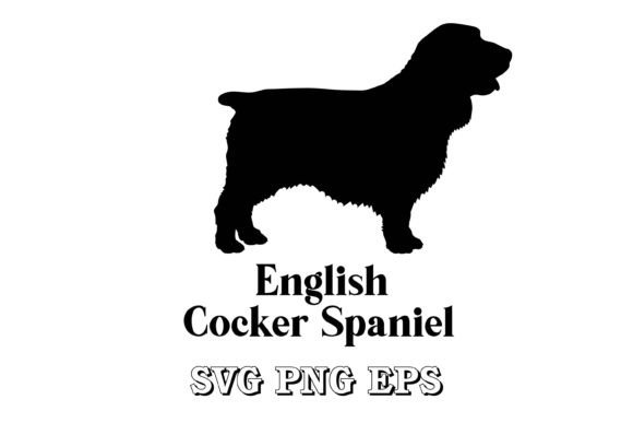 English Cocker Spaniel Dog Silhouette