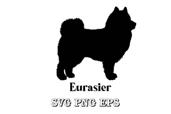 Eurasier Dog Silhouette Review for Embroidery Projects