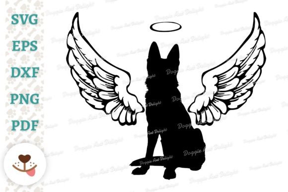 German Shepherd Dog Angel Memorial Design Review