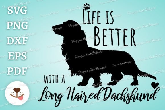 Long Haired Dachshund Dog Lover Design Review