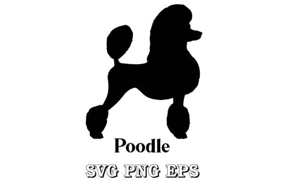 Poodle Dog Silhouette Vector Breeds Review for Real Embroidery