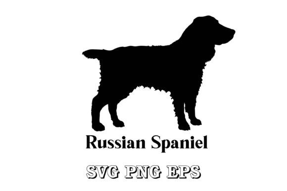 Russian Spaniel Dog Silhouette Review for Real Embroidery Projects