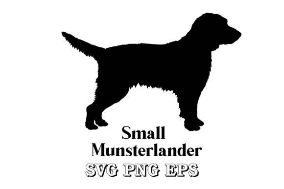 Small Munsterlander Silhouette Dog Breed